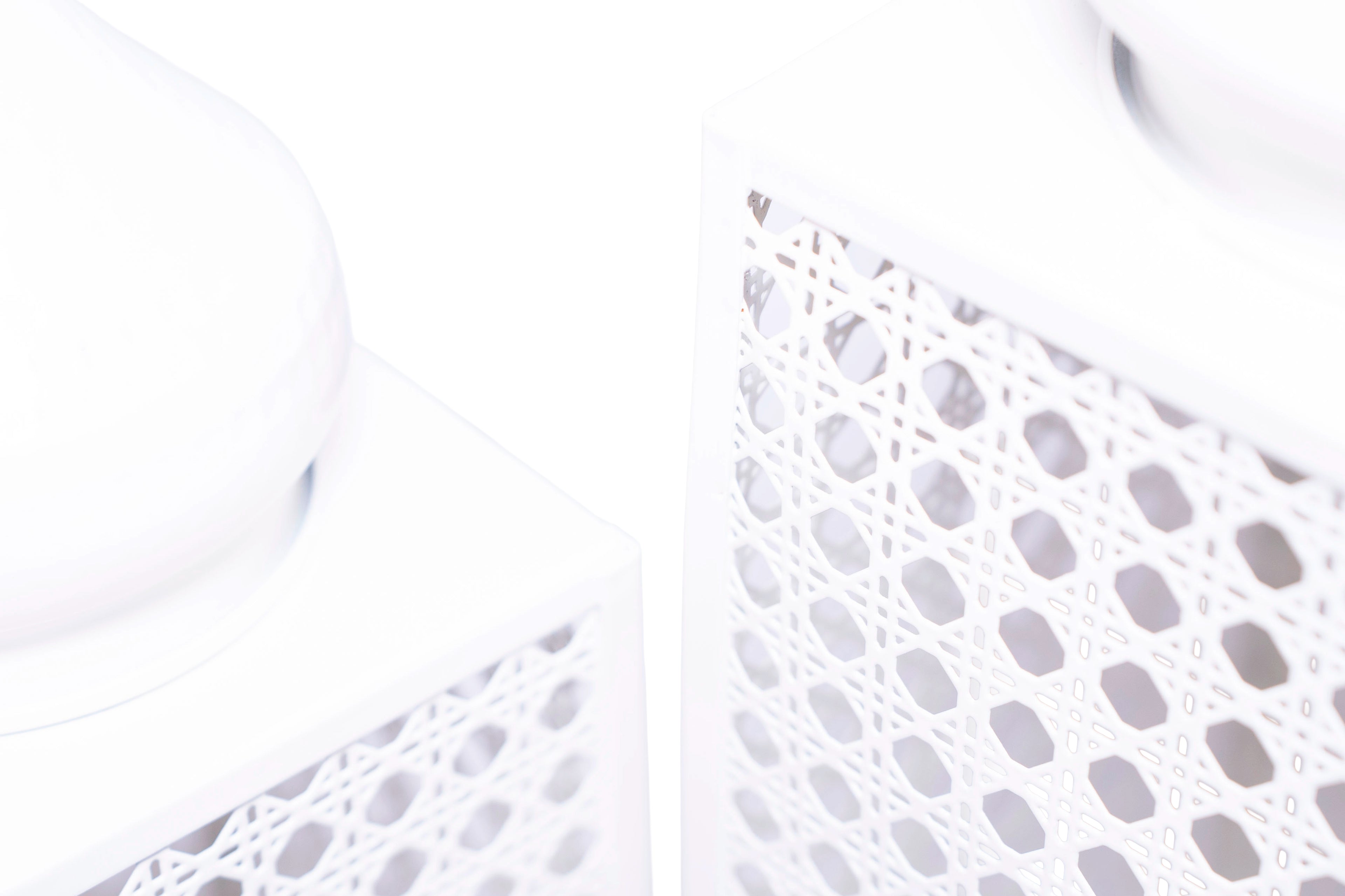 Ramadan lanterns set of 2 White